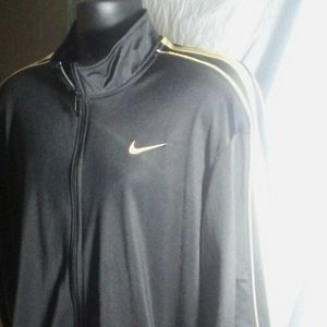 Nike zippered Track Jacket Black/Gold